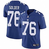 Nike Men & Women & Youth Giants 76 Nate Solder Royal NFL Vapor Untouchable Limited Jersey,baseball caps,new era cap wholesale,wholesale hats